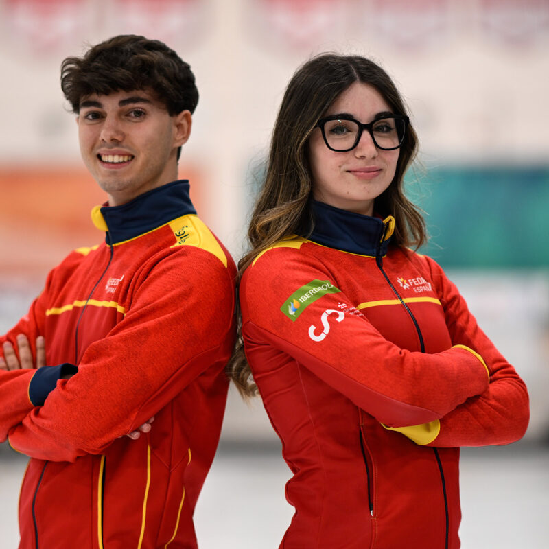 FEDHIELO, 14&ordf; posici&oacute;n para Espa&ntilde;a en el Mundial Junior de Dobles Mixtos 2026, Real Federaci&oacute;n Espa&ntilde;ola Deportes de Hielo